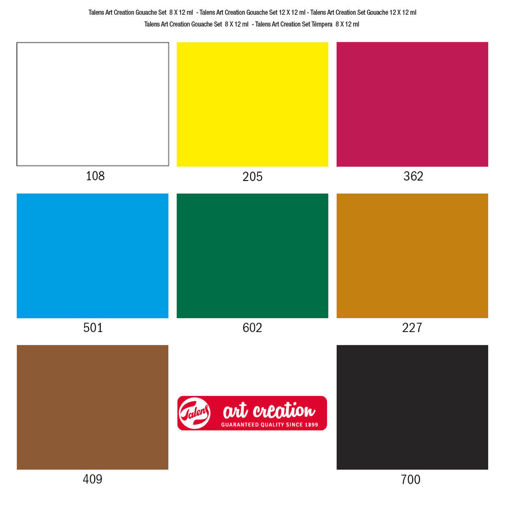 Gouache Art Creation Sets 12ml-2