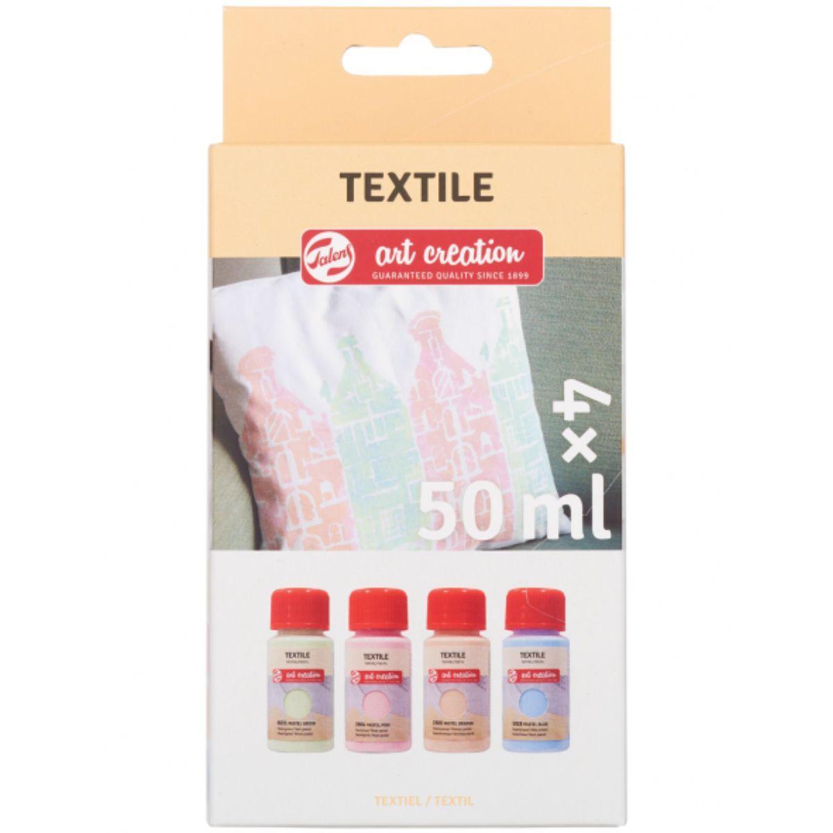 Pintura Textil Art Creation Set 4 Colores Pasteles 50ml-3