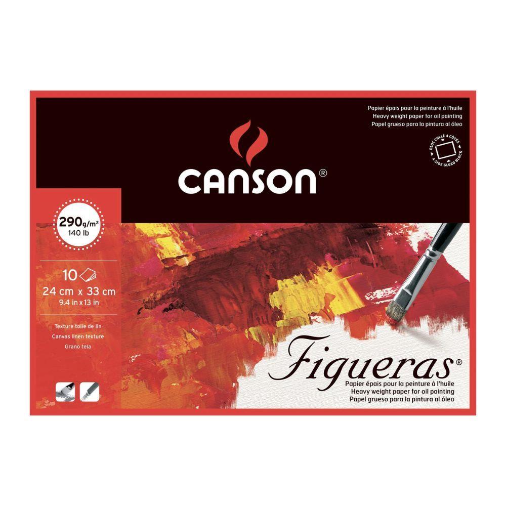Block Óleo Figueras Canson 290gr 10 Hojas 24 x 33cm-0