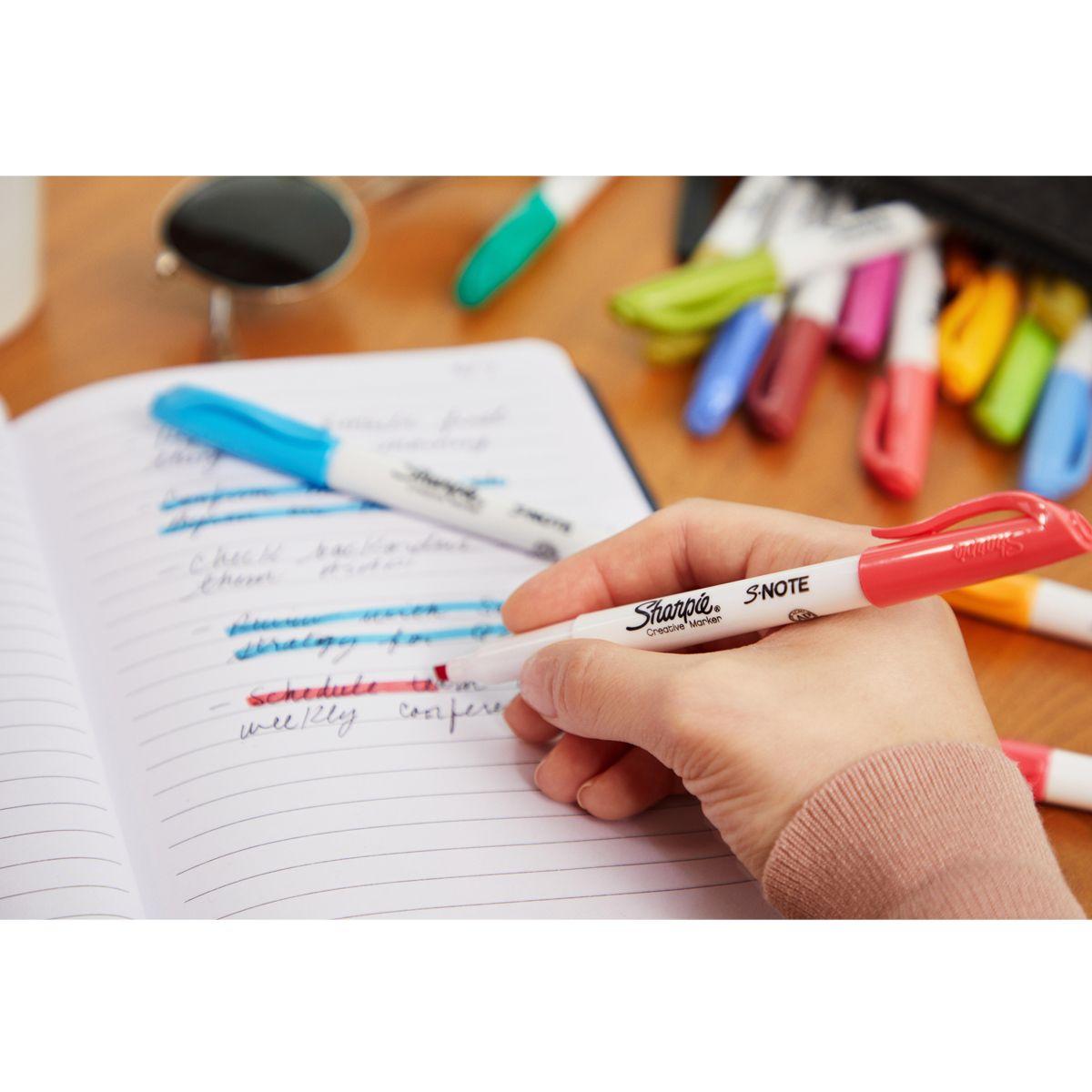 Destacadores Sharpie Note Set 12 Tonos Pasteles-2