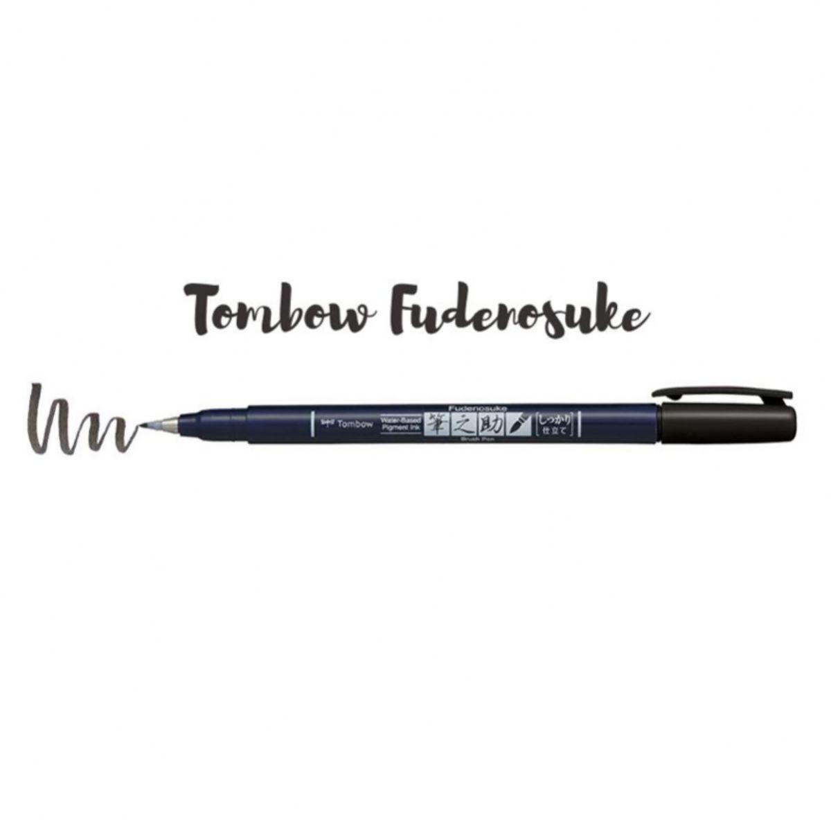 Set Marcadores Tombow Fudenosuke Set 6 Colores Neon-3