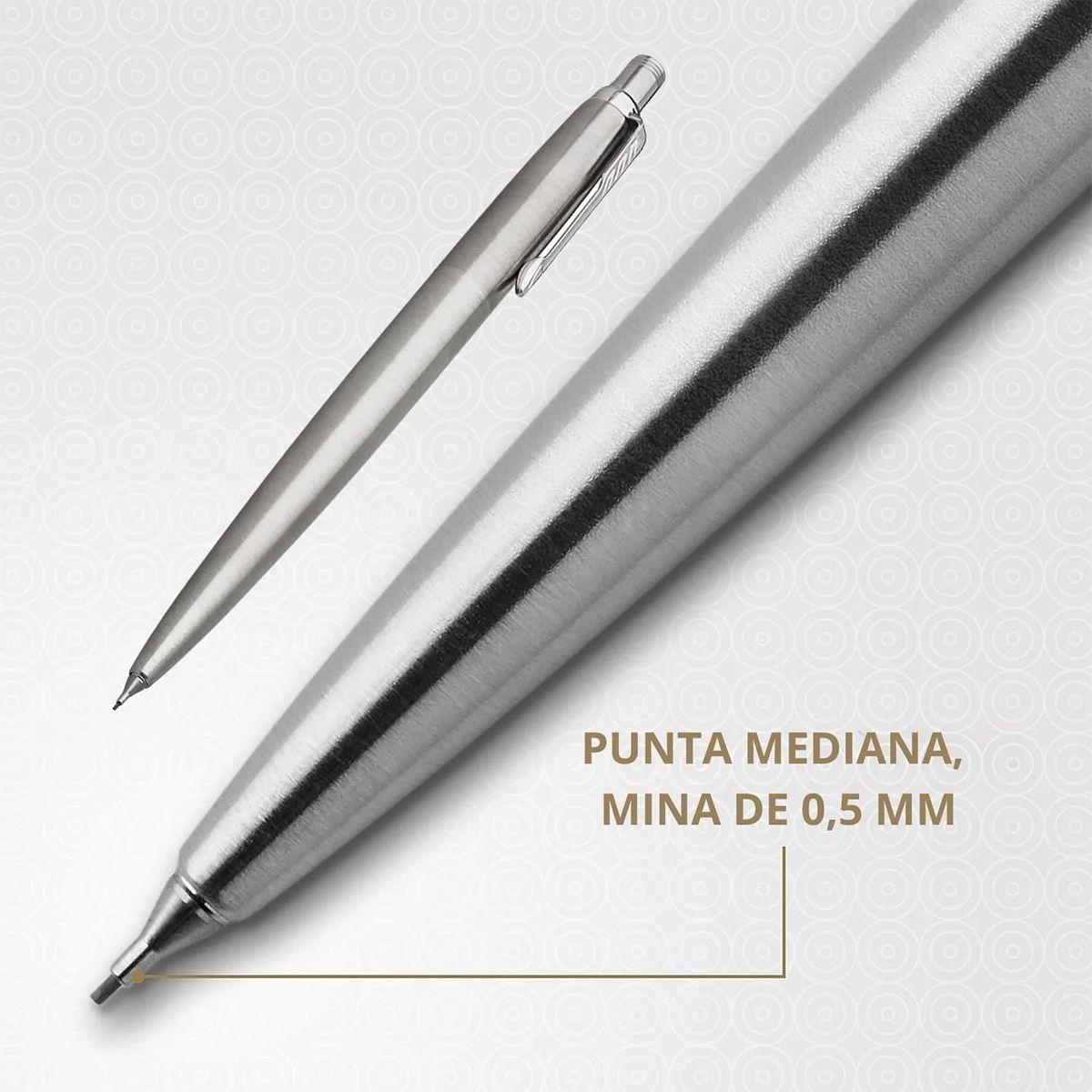 Set Parker Jotter Bolígrafo y Portamina de Acero-2