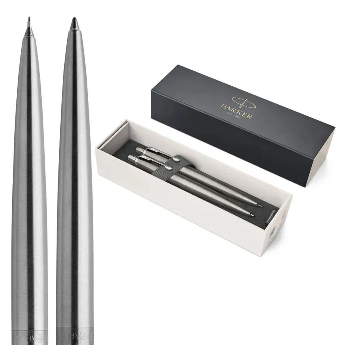 Set Parker Jotter Bolígrafo y Portamina de Acero-4