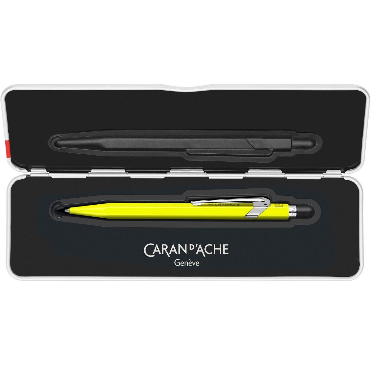 Bolígrafo Caran d Ache 849 Fluor Amarillo-3