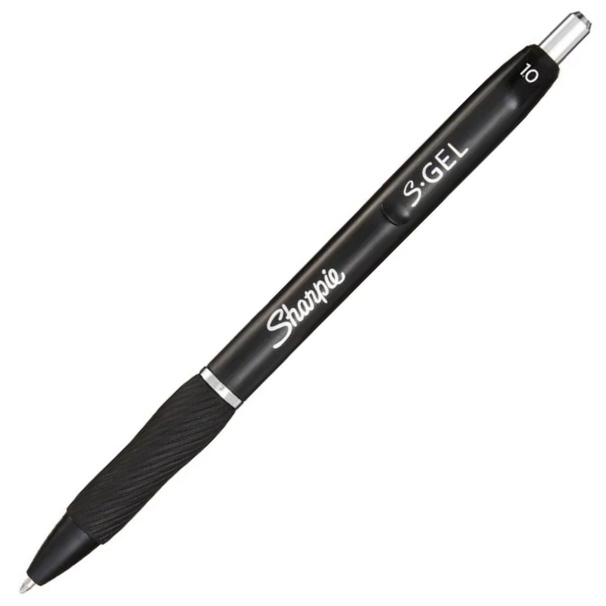 Lapiz Gel Sharpie Punta Media Negro x12-1