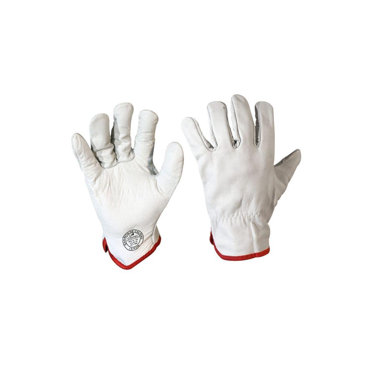 Guante Cabritilla Con Forro Pack 10 Pares-2