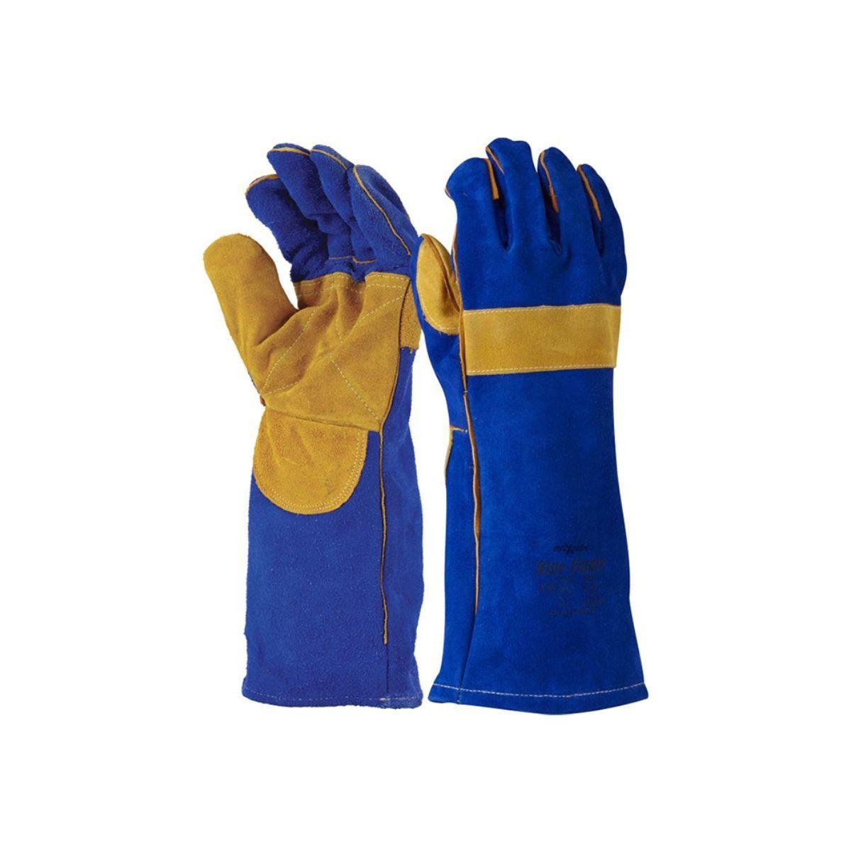 Guante Soldador Azul Hilo Kevlar-0