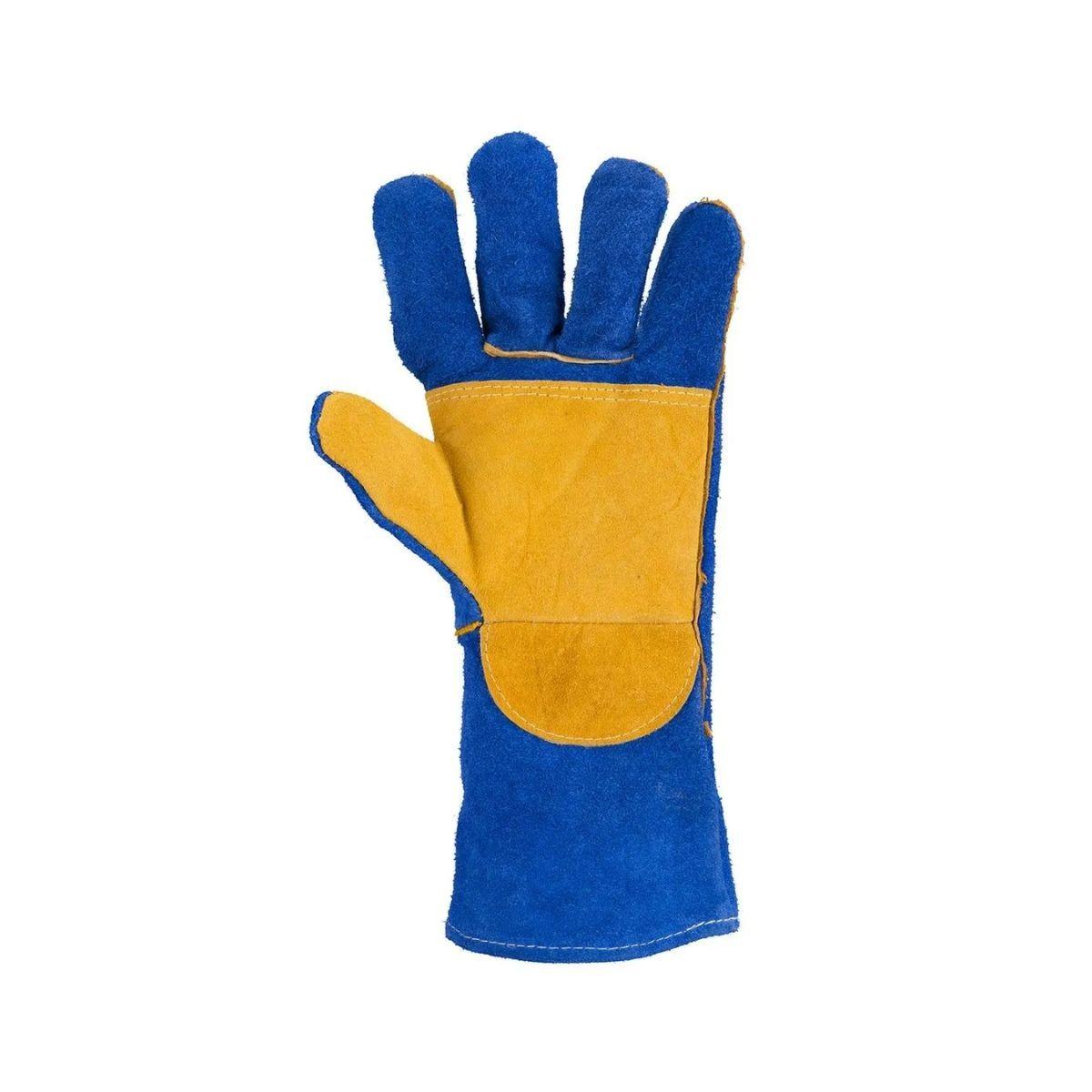 Guante Soldador Azul Hilo Kevlar-2