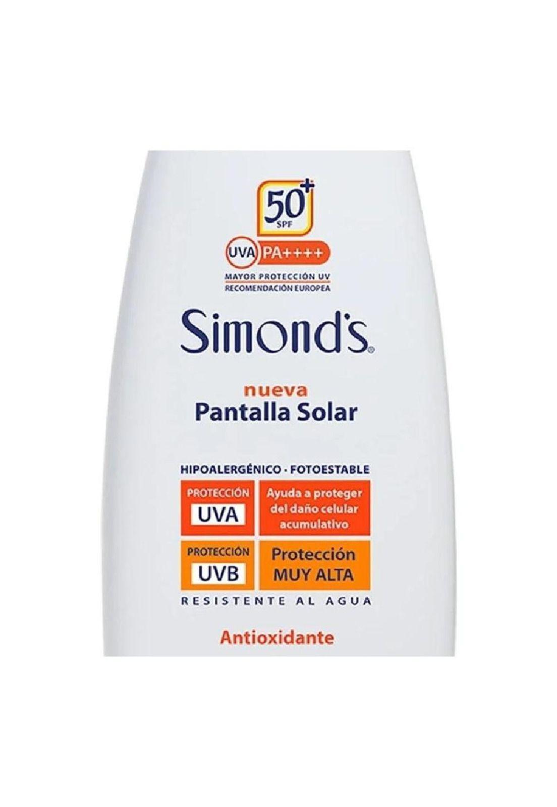 Bloqueador Simonds F-50 Pomo 200 Ml-2
