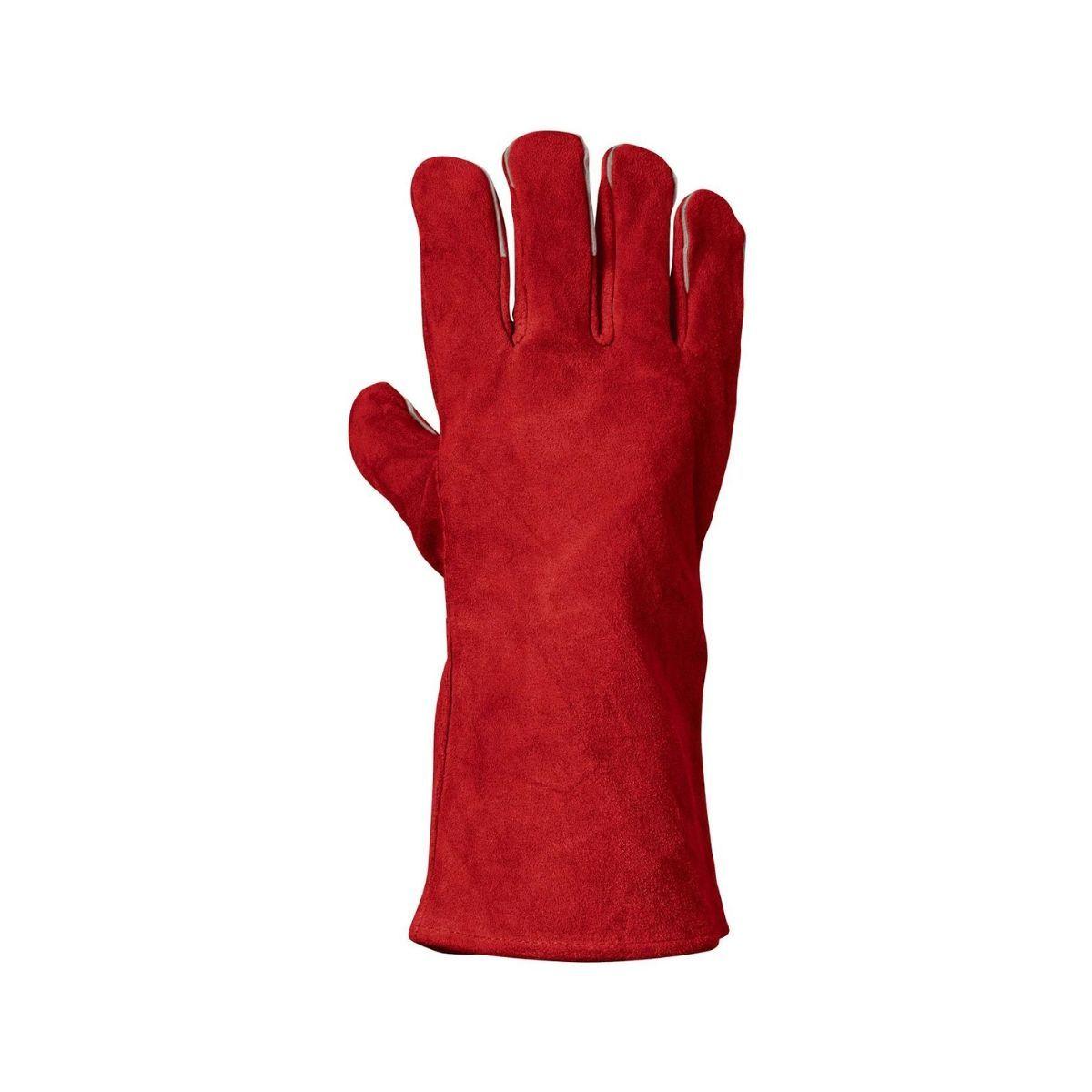 Guante Soldador Rojo-2