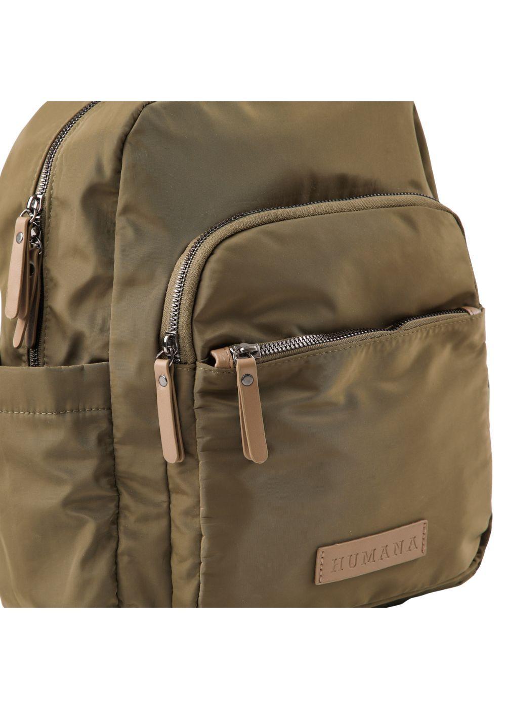 Mochila Dacey Verde militar Humana-3
