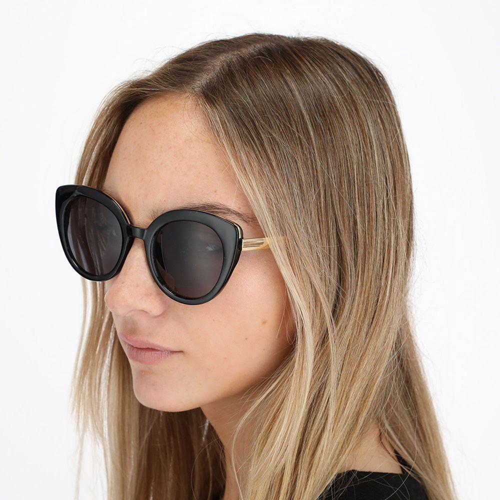 Anteojos de Sol Negros Francisca i-D-2