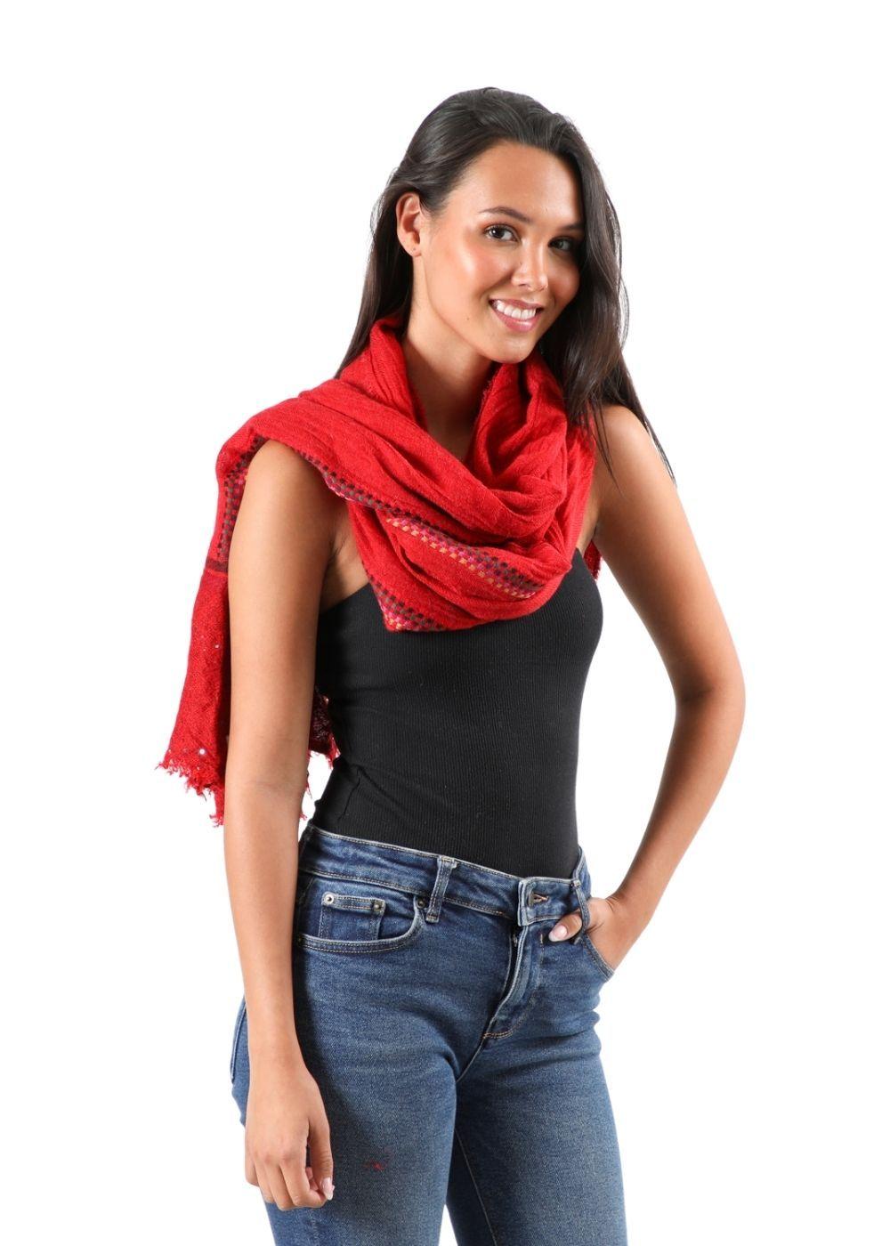 Pañuelo Liso Doris Rojo Humana-2