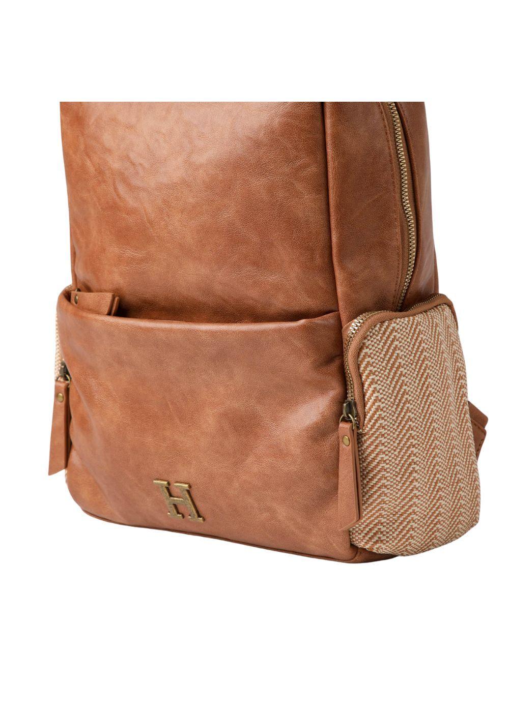Mochila Anisa Ecocuero Camel Humana-2