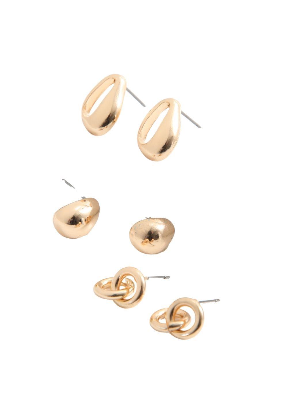 Aros Set Lian Dorado I-D-0