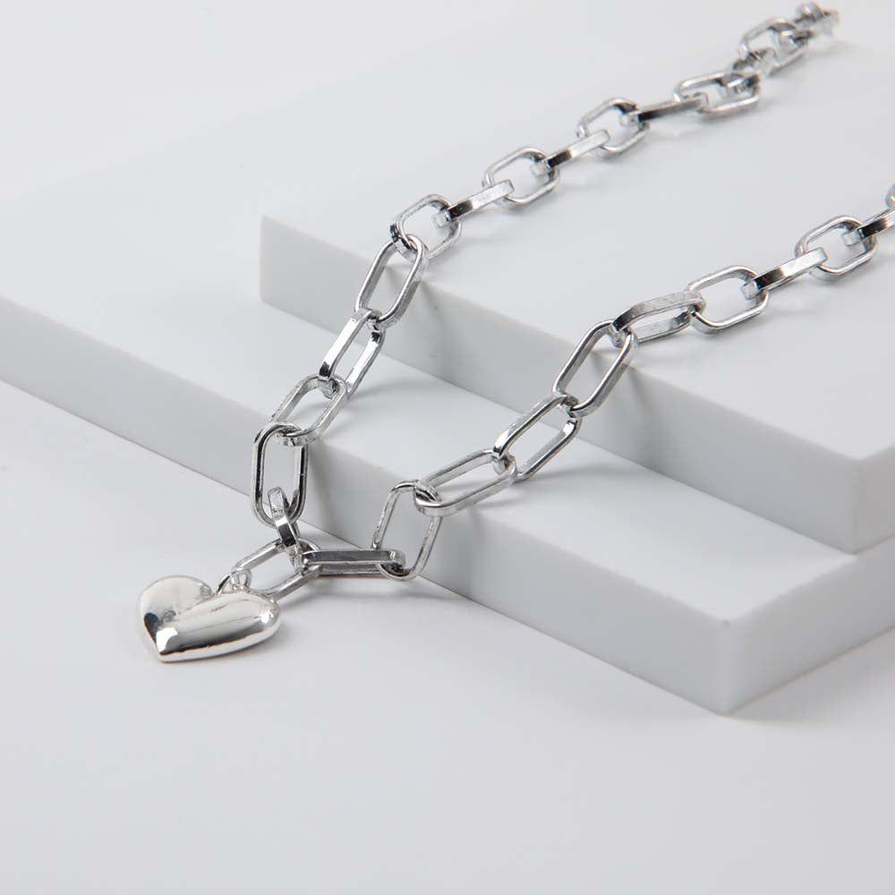 Collar Corto Floyd Plateado i-D-0