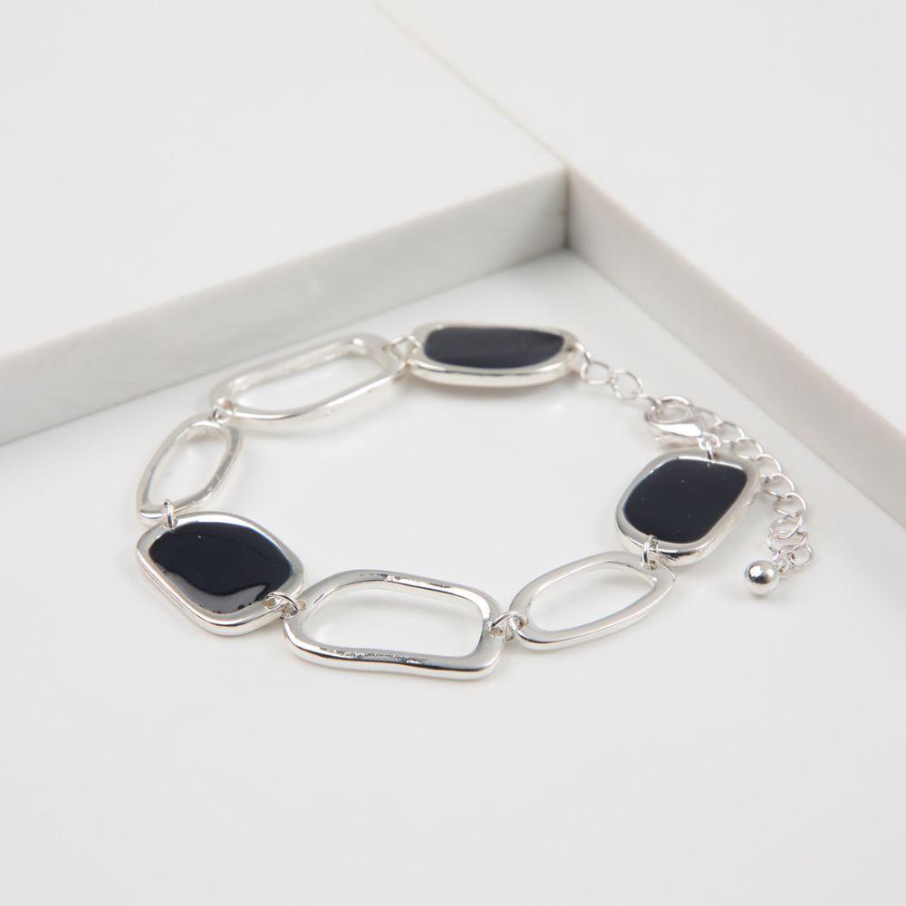 Pulsera Blanda Cilla Plateada i-D-0