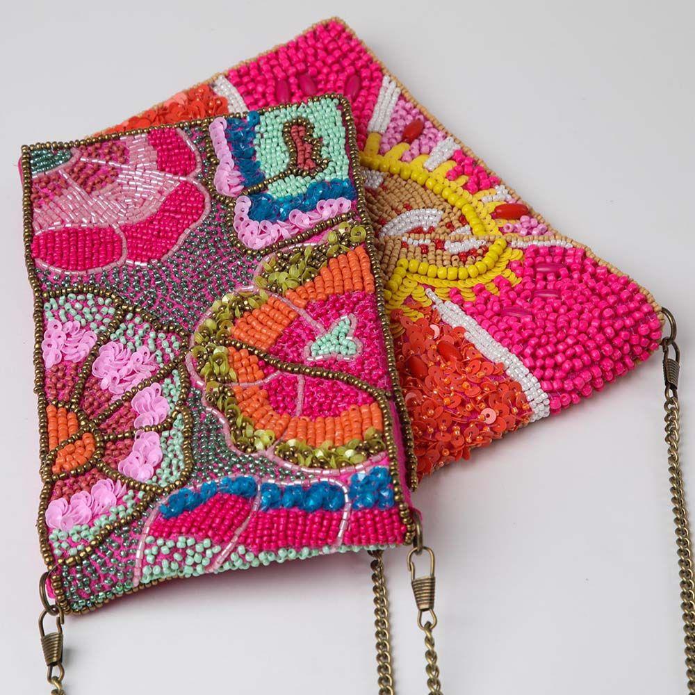 Cartera Mini Bag Garden Fucsia Humana-1