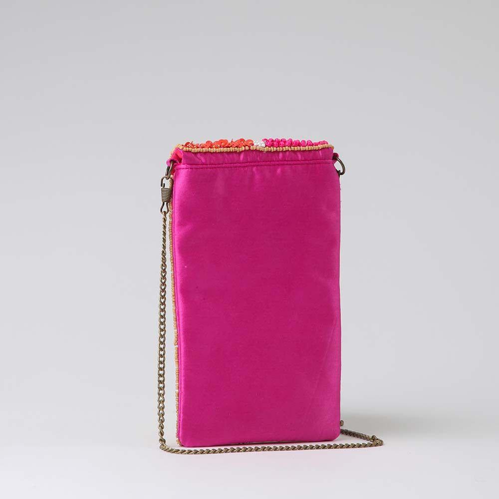 Cartera Mini Bag Garden Fucsia Humana-2