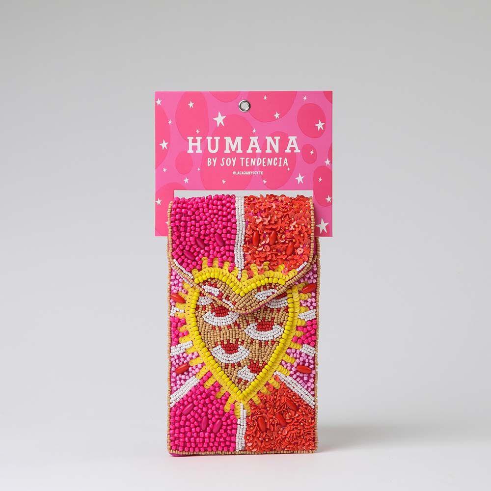 Cartera Mini Bag Garden Fucsia Humana-3