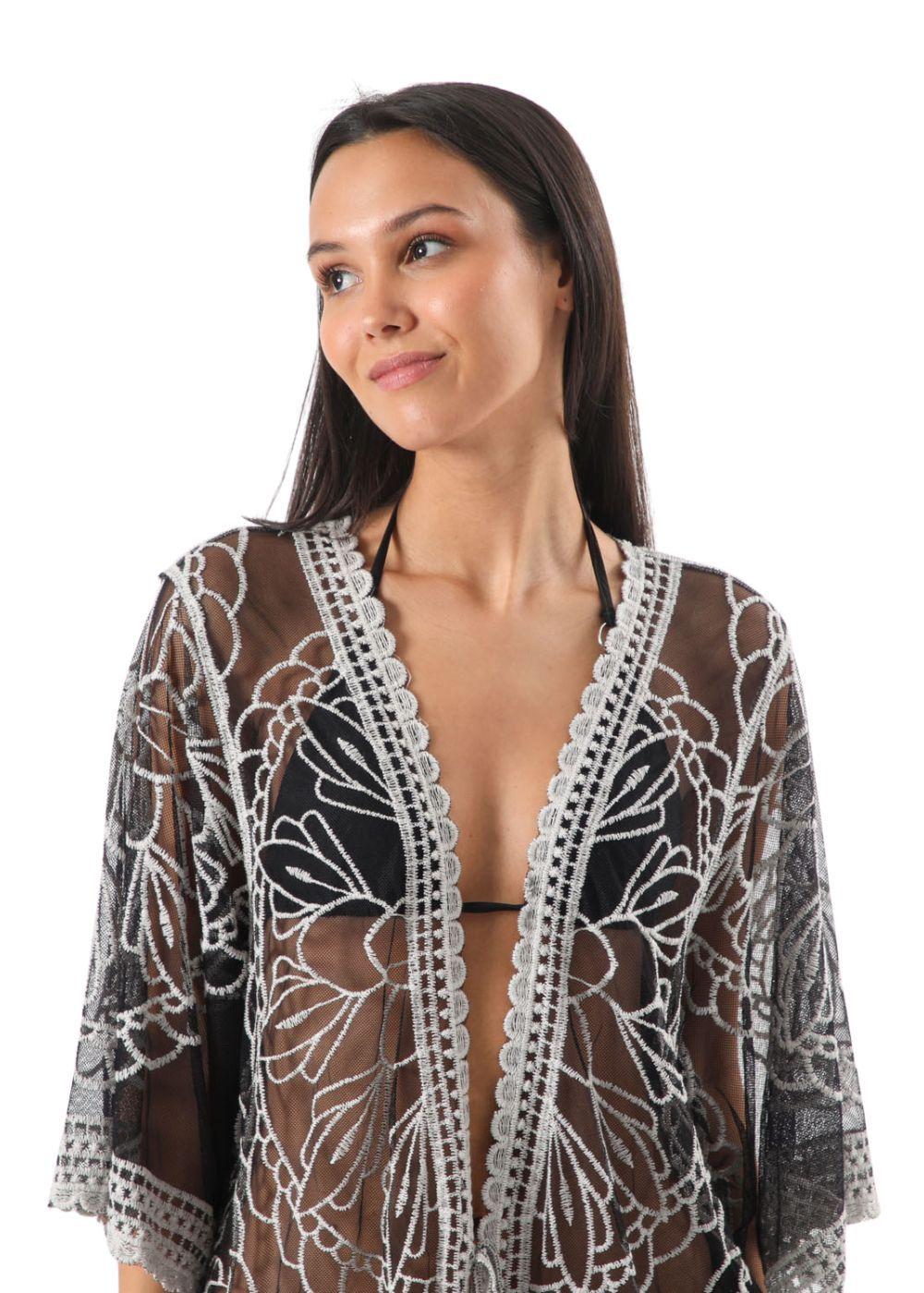 Kimono Mandala Negro Humana-3