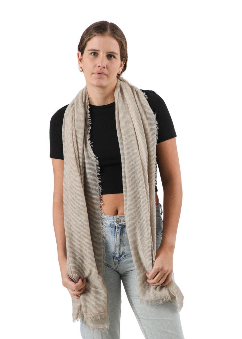 Pañuelo Liso Oviedo Beige Humana-2