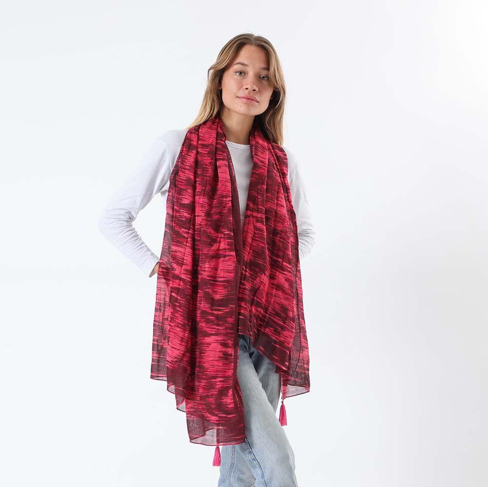 Pañuelo Estampado Murcia Rojo Humana-2