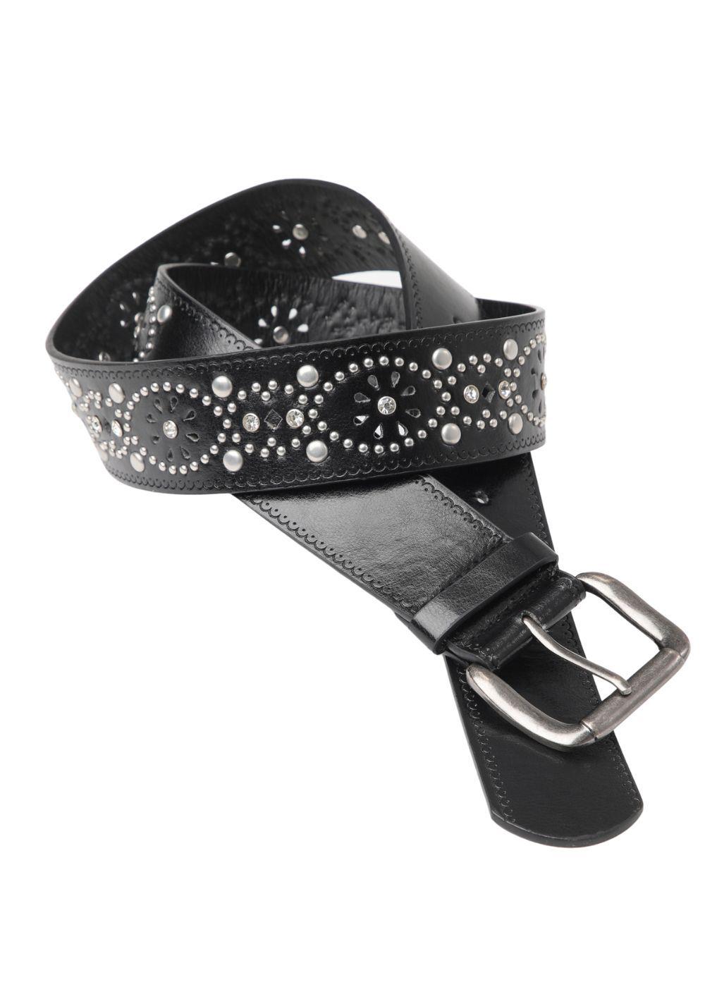 Cinturón Calados Negro Humana-1