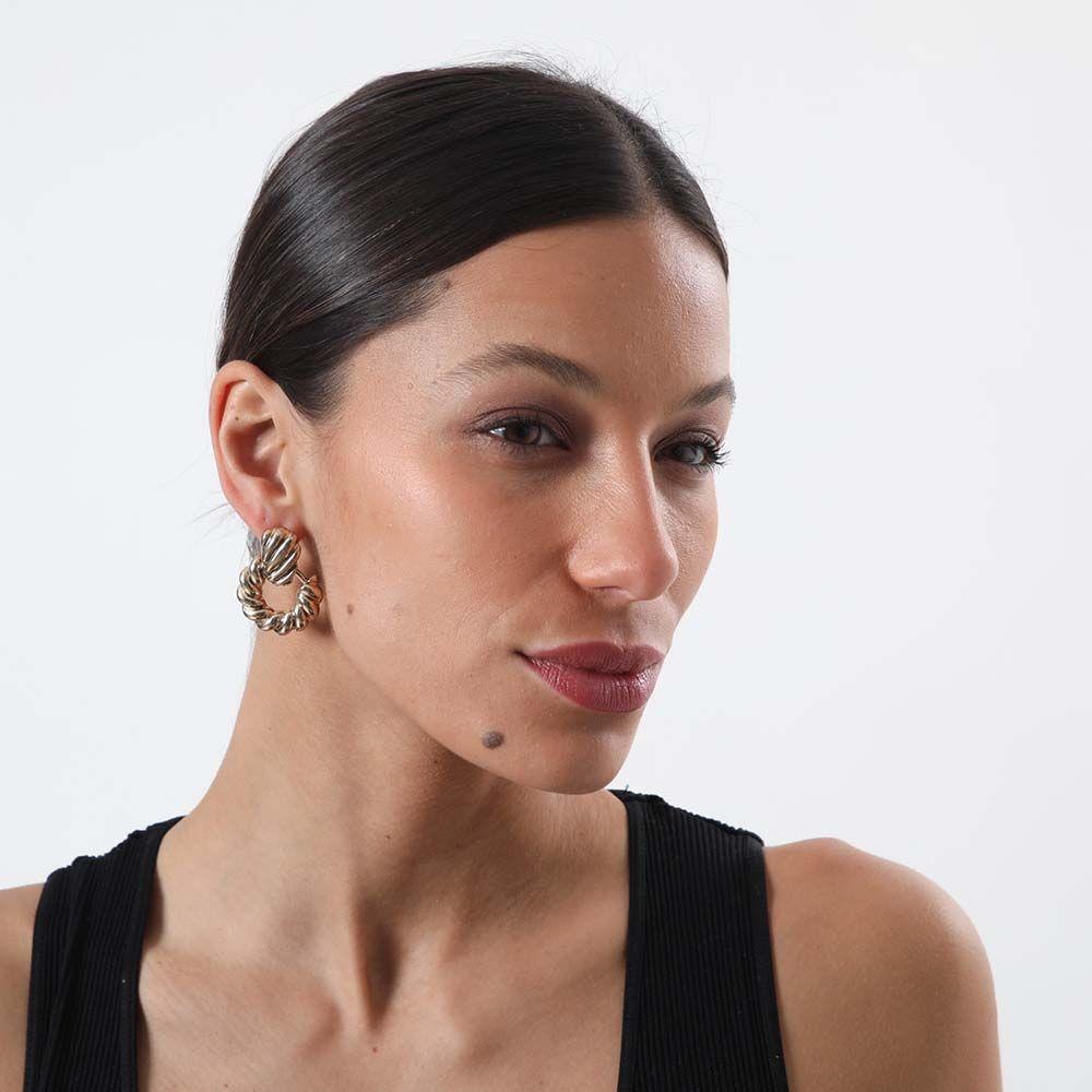 Aros Mediano Frugal Dorado i-D-1