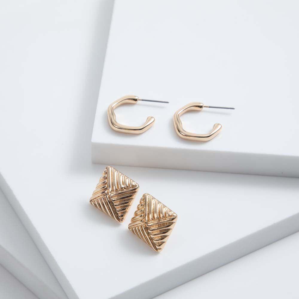 Set Aros Sable Dorado i-D-0