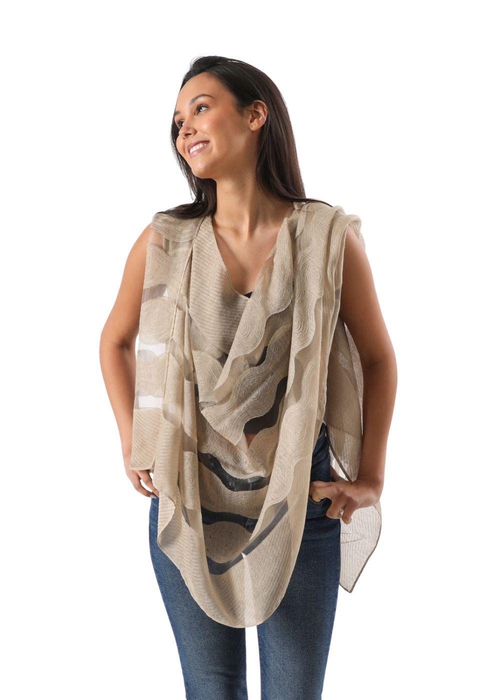 Pañuelo Liso Floyd Beige Humana-2