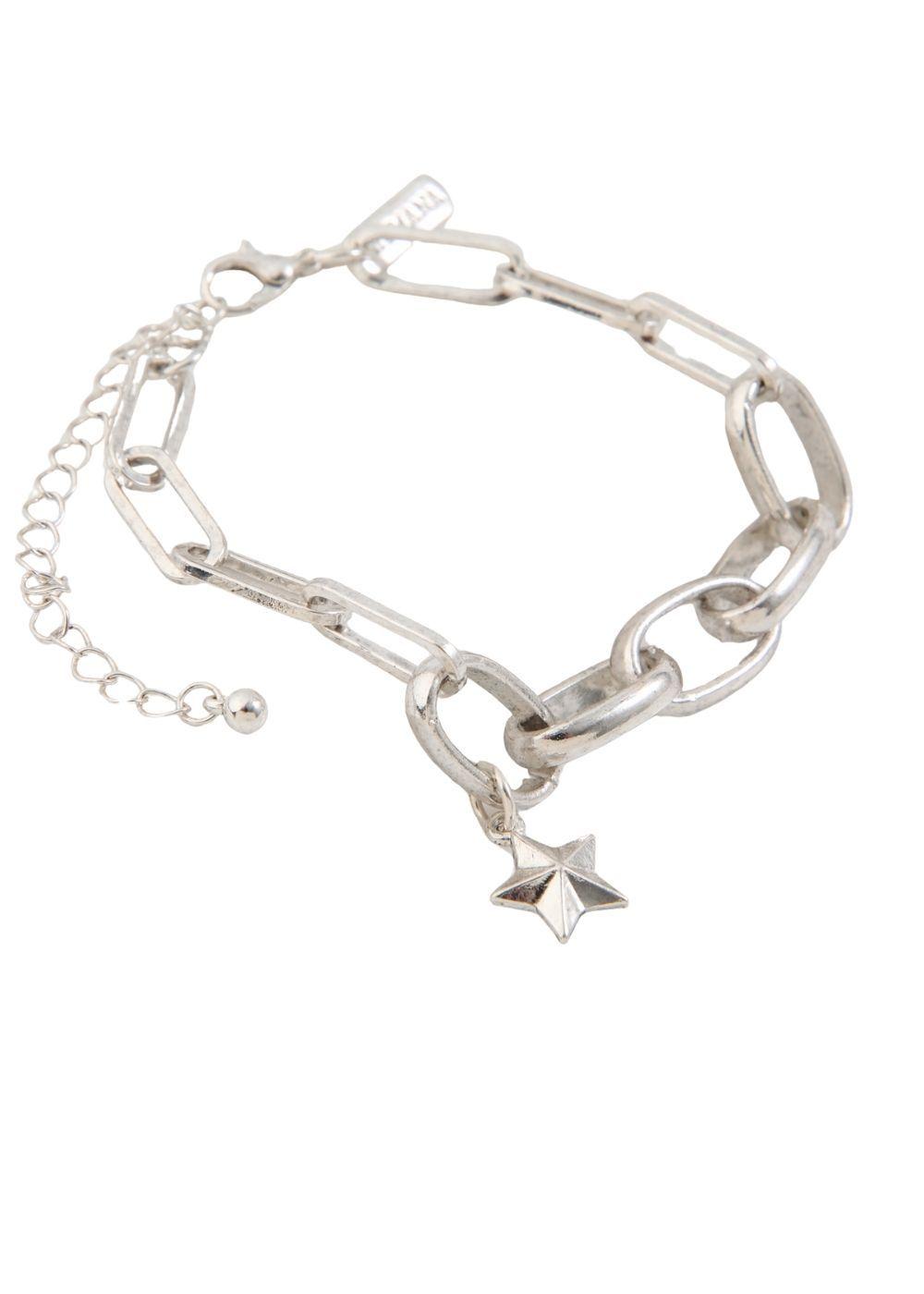 Pulsera Blanda Andrea Plateado Black Night Humana-0