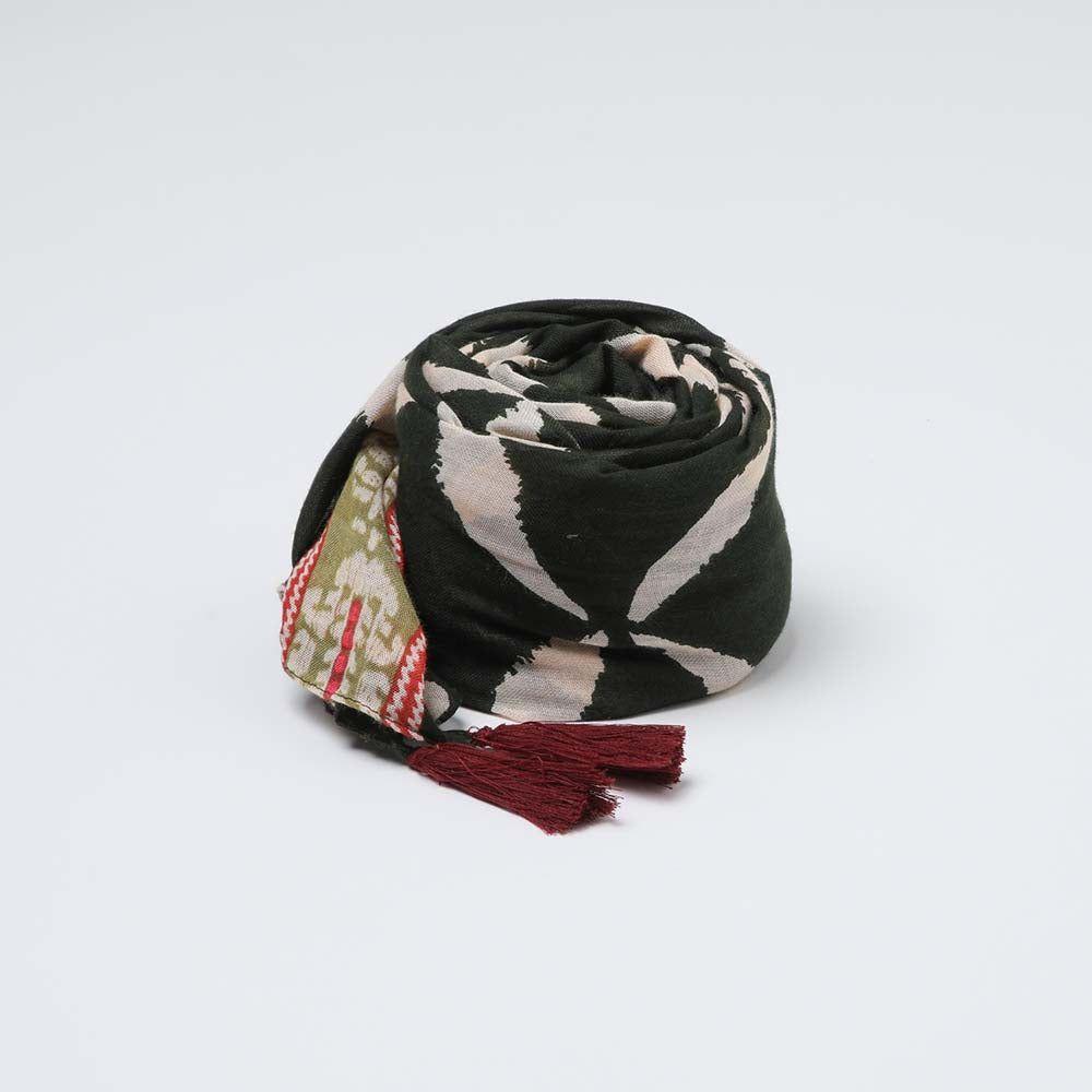 Pañuelo Estampado Roche Verde Humana-0