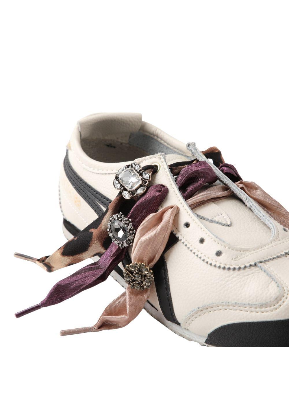 Cordones Con Charms Negro Humana-2