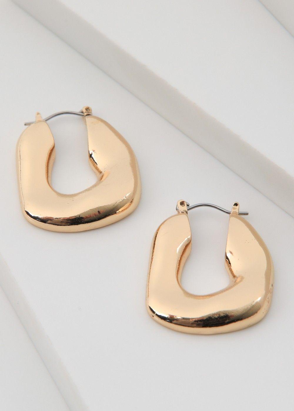 Aros Argollas Danae Dorado Humana-0