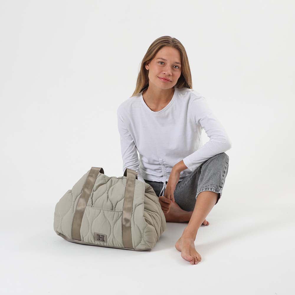 Cartera Hombro Turín Beige Humana-4