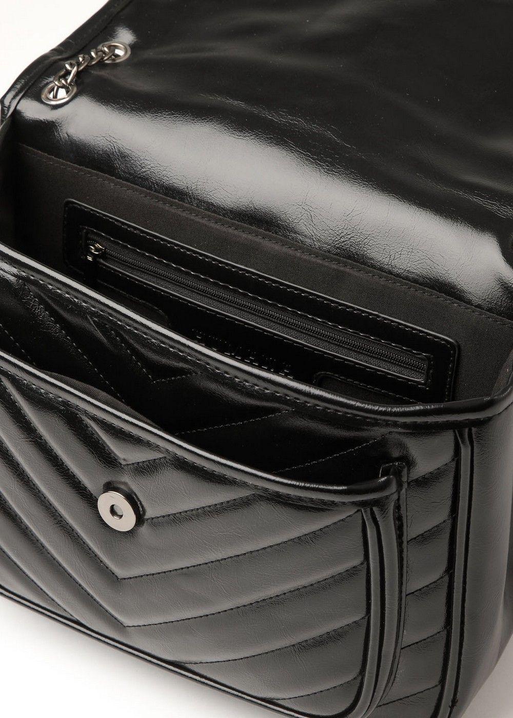 Cartera Hombro Clara Negro Humana-3