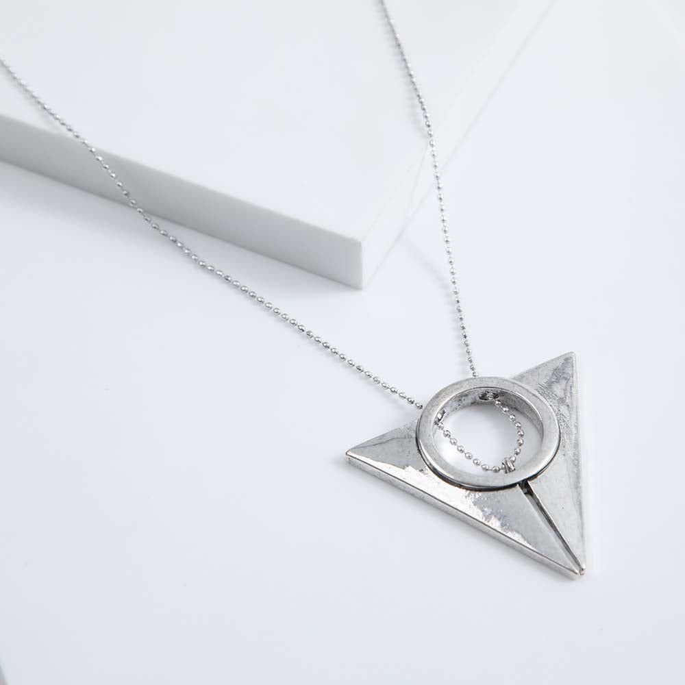 Collar Corto Kurt Plateado i-D-0