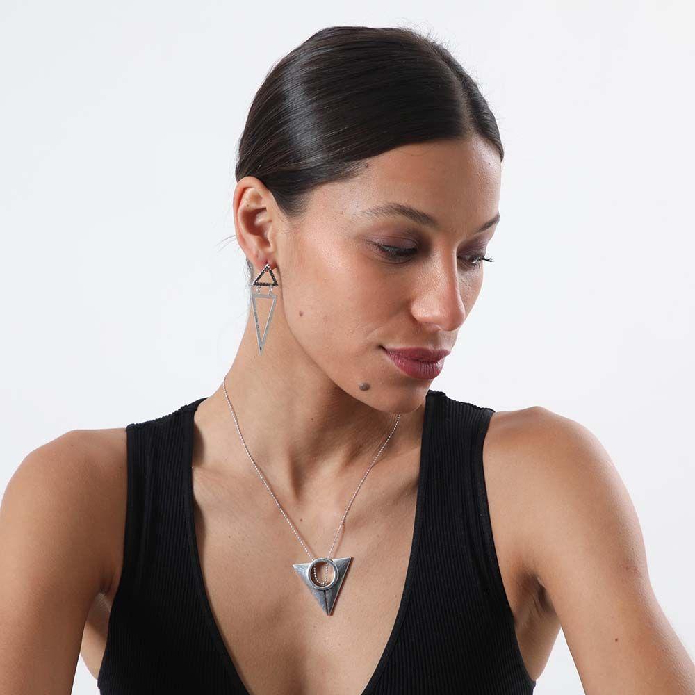 Collar Corto Kurt Plateado i-D-1