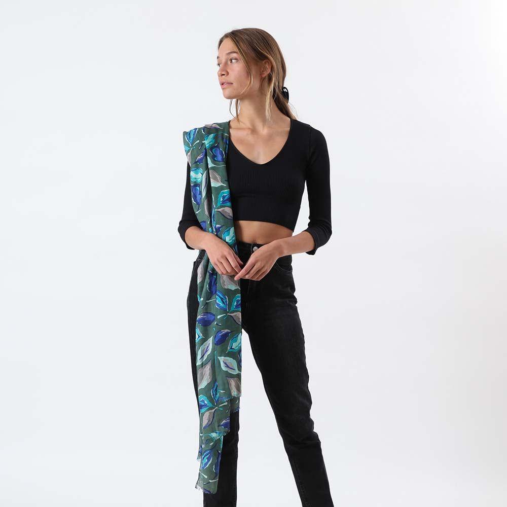 Pañuelo Estampado Grin Verde i-D-1