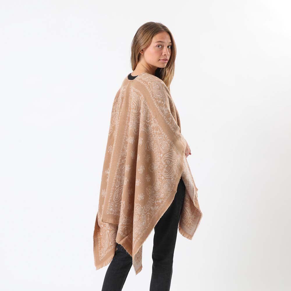 Poncho Paisely Café Humana-1