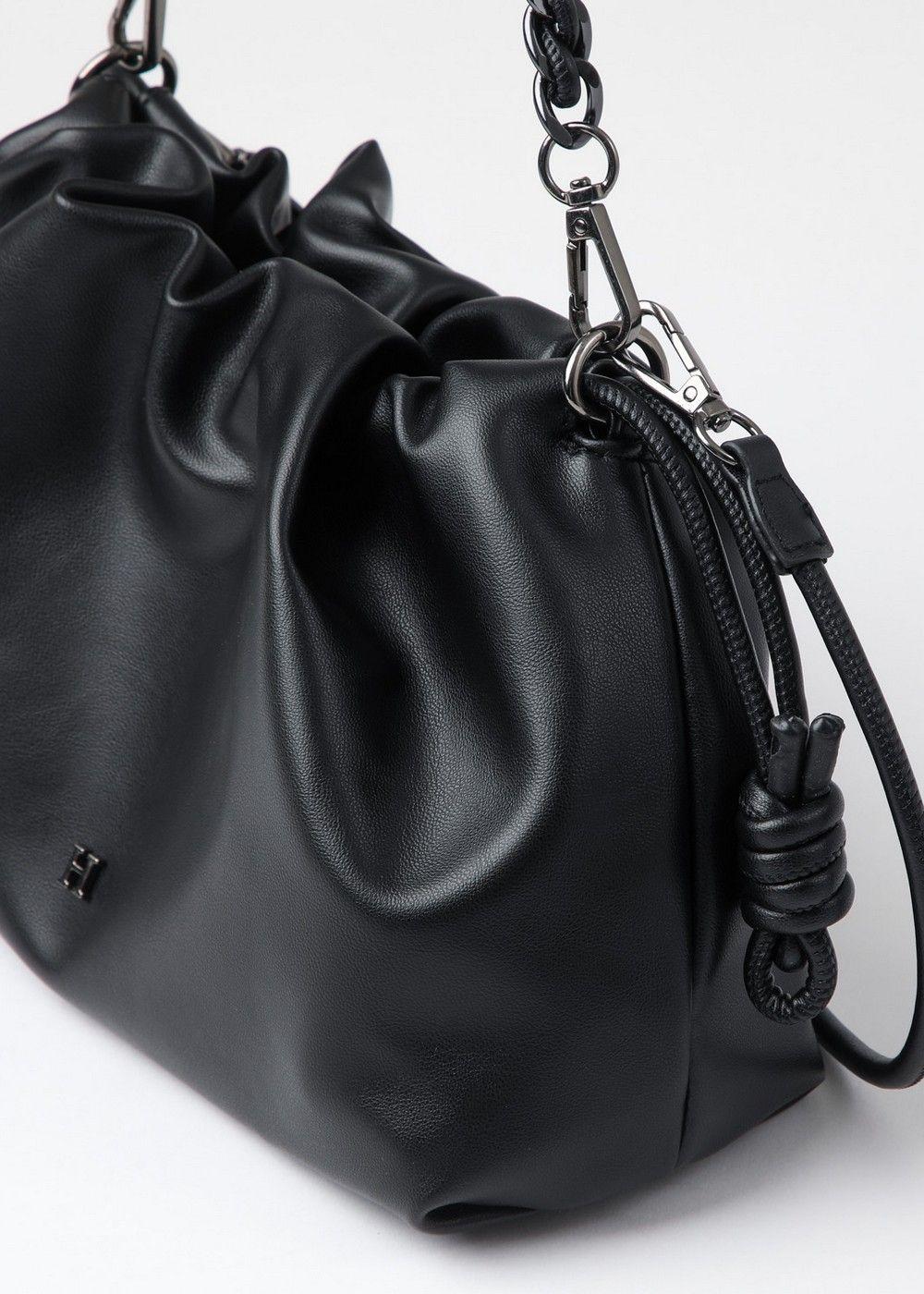 Cartera Cruzada Aline Negro Humana-2