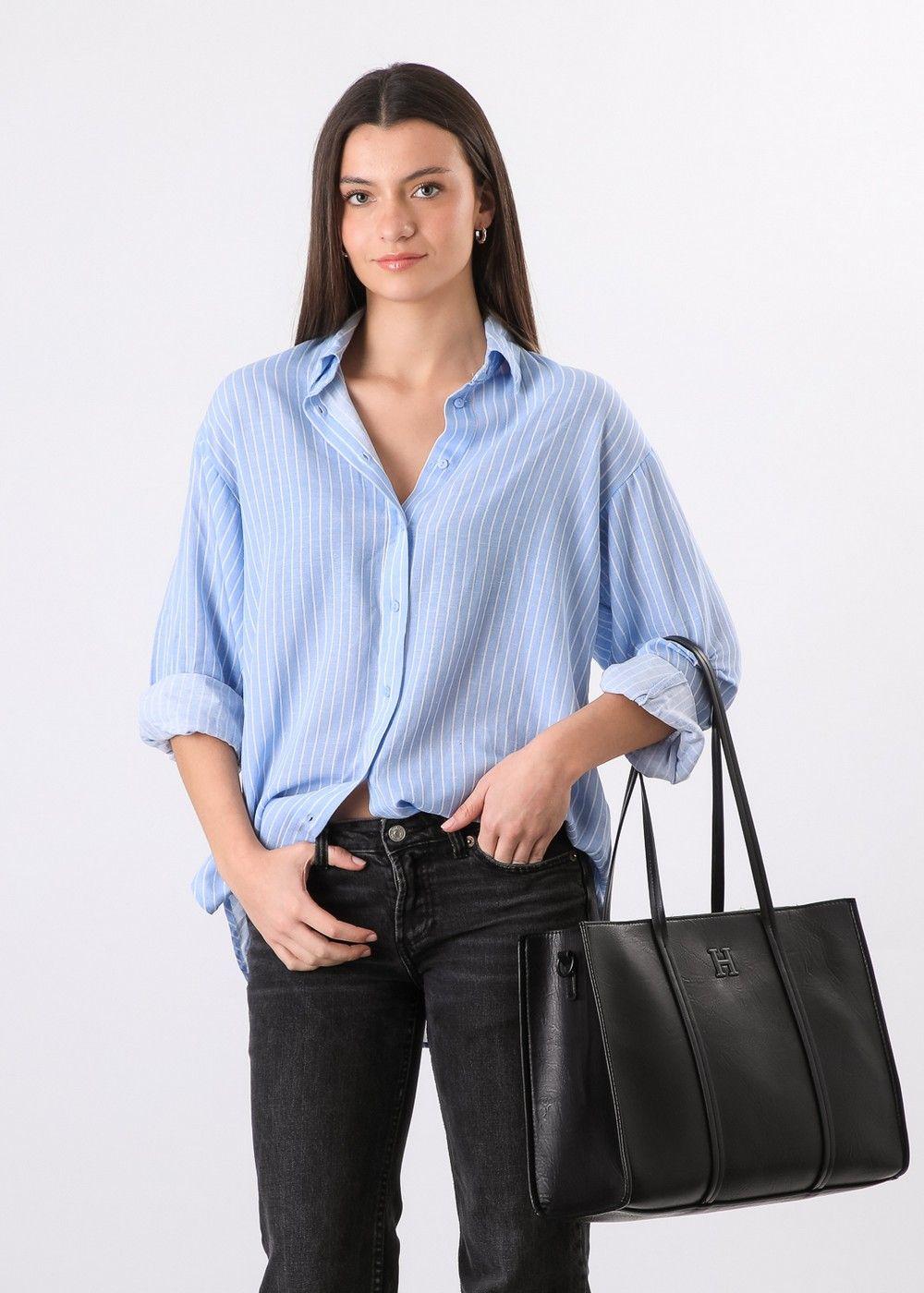Cartera Tote Anais Black Humana-4