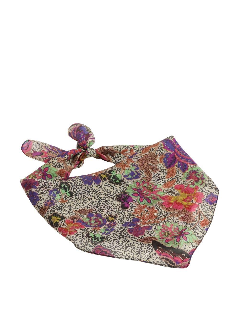 Bandana Estampada Adrián Seda Multi Humana-0