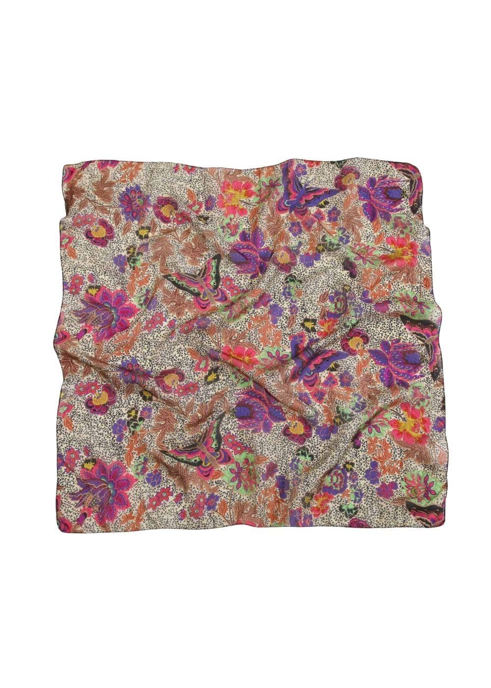 Bandana Estampada Adrián Seda Multi Humana-1