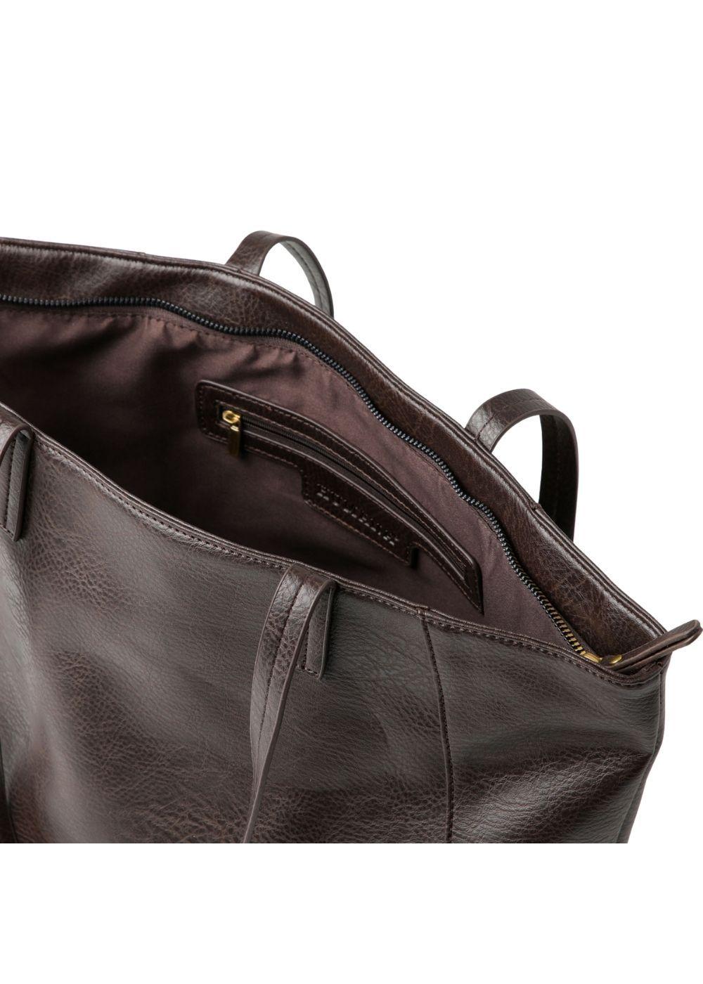 Cartera Hombro Beren Café Humana-3