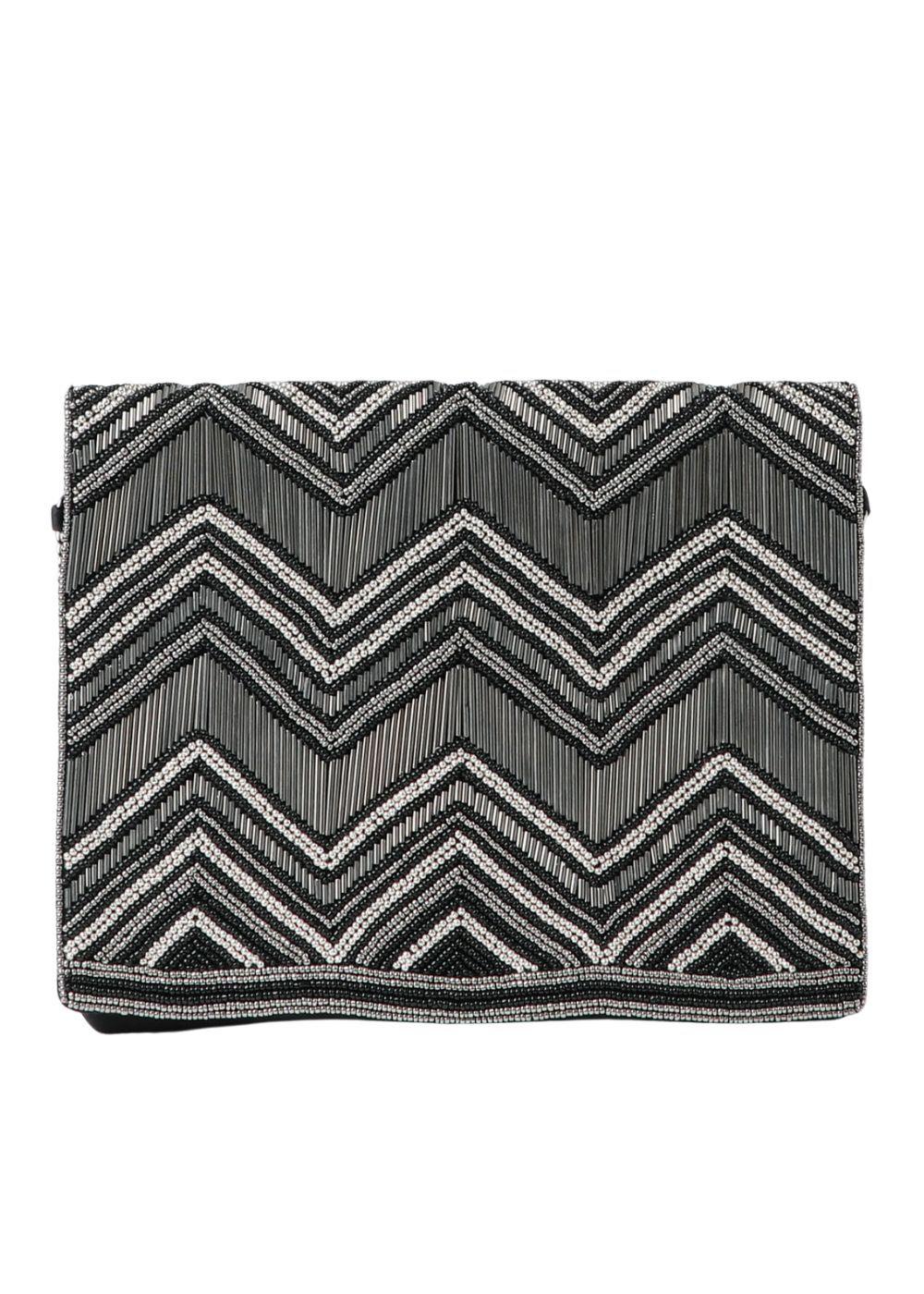 Clutch Cannes Plateado Humana-0