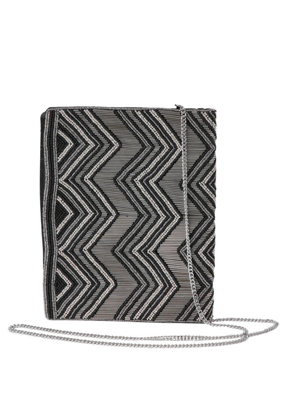 Clutch Cannes Plateado Humana-1