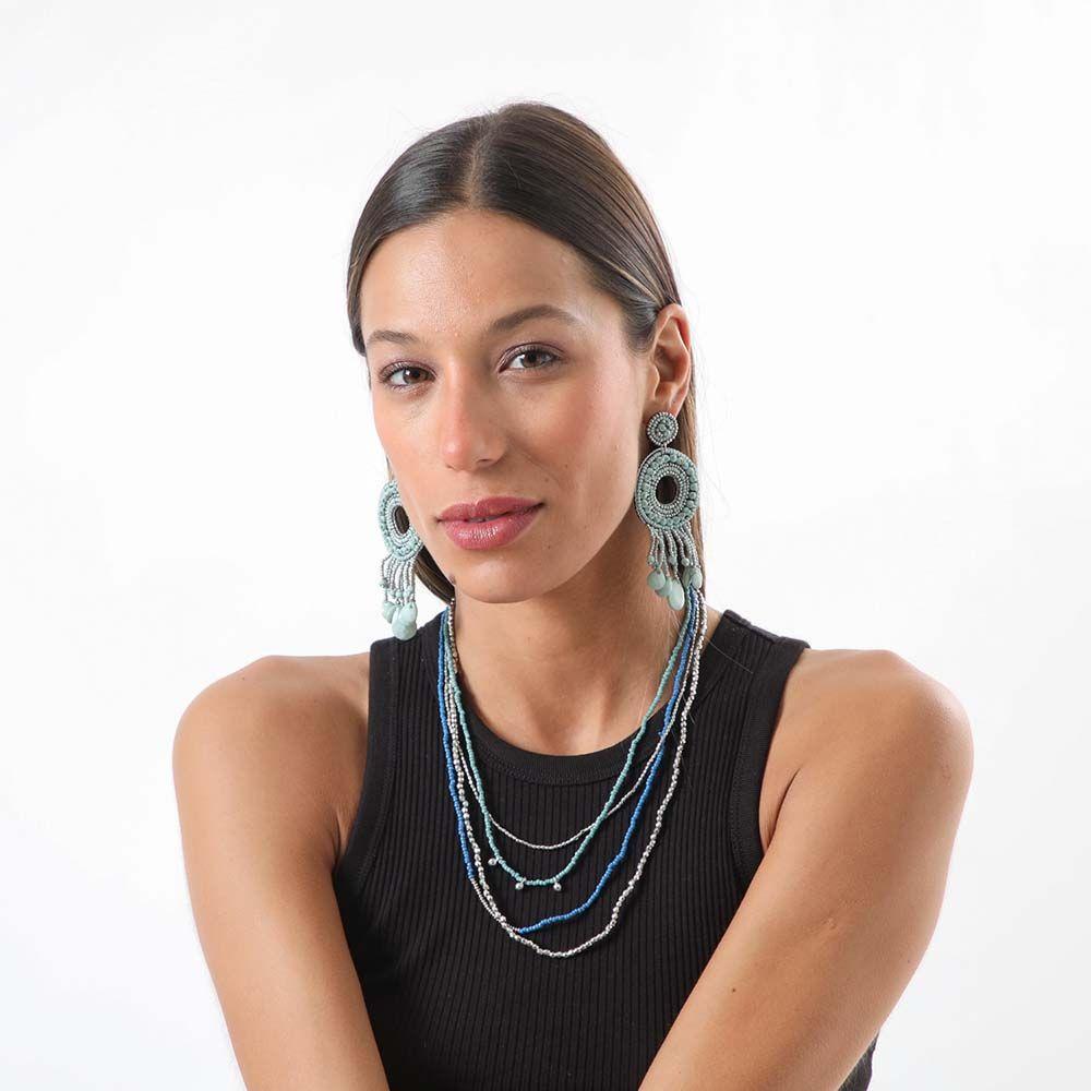 Collar Largo Zamora Rosado Humana-1