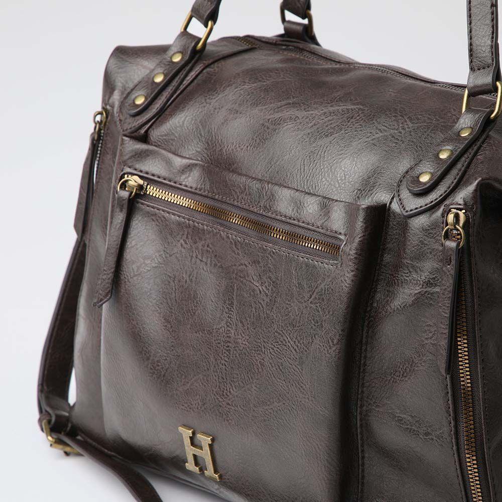 Cartera Hombro Vittoria Café Humana-3